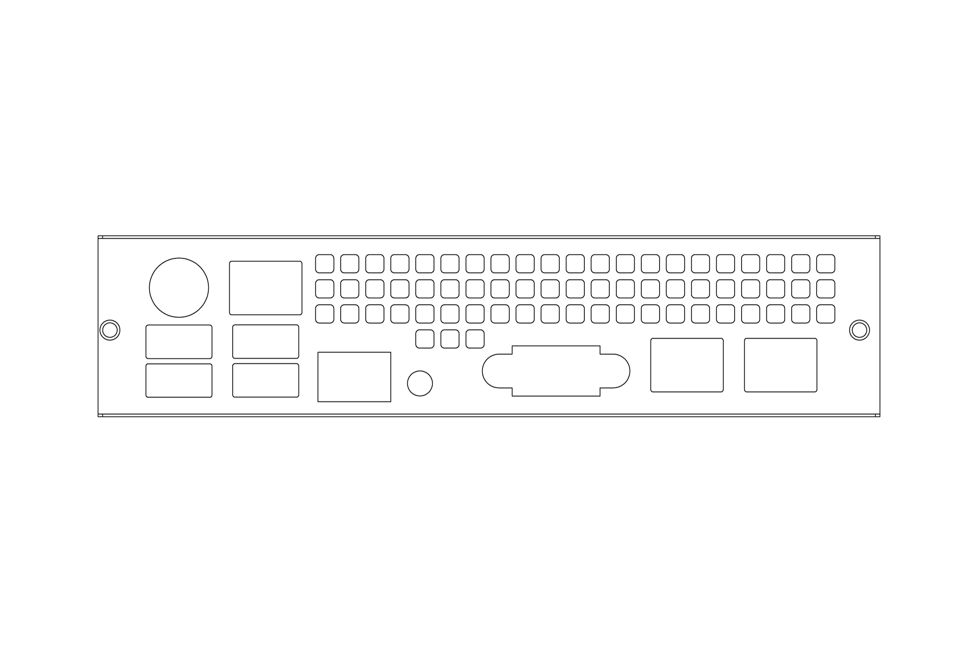 Back I/O Shield Plate - server system assembly